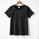 Vintage Charm Polka Dot Tee