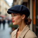 Chic Élan Wool Beret