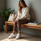 Wild Elegance Animal Print Leggings