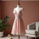 Elysian Elegance Lace Cocktail Dress