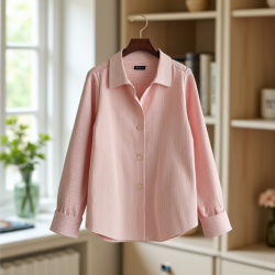 Chic Stripes Oxford Blouse