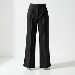 Elegance in Brocade: Cropped Trousers
