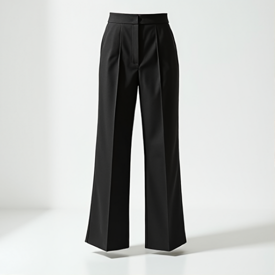 Elegance in Brocade: Cropped Trousers