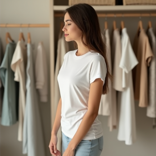 Chic Gathered Side Tee