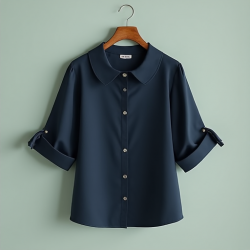 Chic Elegance Peter Pan Blouse