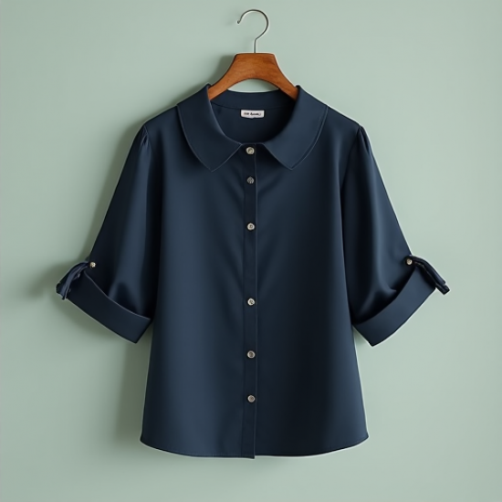 Chic Elegance Peter Pan Blouse