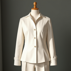 Elegance Tuxedo Blouse