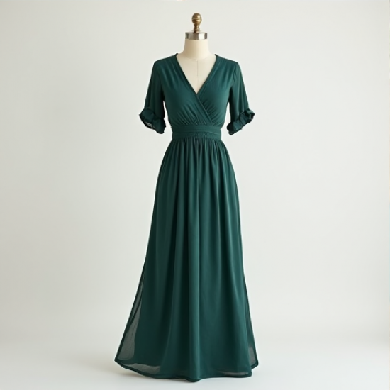 Elysian Elegance Empire Maxi Dress