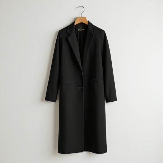 Elegant Essence Longline Duster Coat