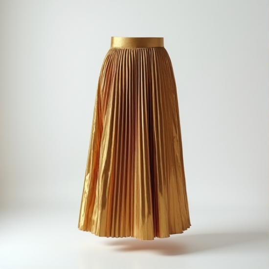 Luxe Shimmer Pleated Skirt