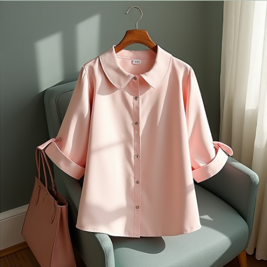 Chic Elegance Peter Pan Blouse