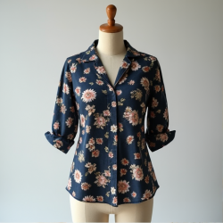 Vintage Blossom Tea Blouse