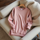 Chic Comfort Long Slit Sweatshirt