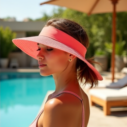 Sunkissed Elegance Wide Brim Visor