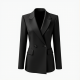 Elegant Essence Women's Double-Breasted Blazer
