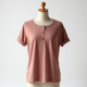 Chic Button Detail Henley Tee