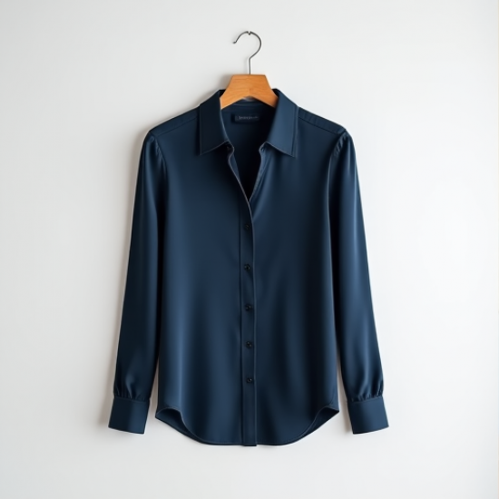 Silken Elegance Charmeuse Blouse