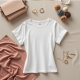 Chic Elegance Statement Sleeve Tee