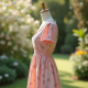 Vintage Blossom Tea Dress