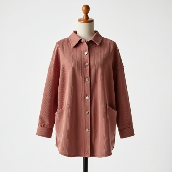 Chic Comfort Corduroy Overshirt