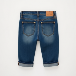Chic Comfort Denim Bermuda Shorts