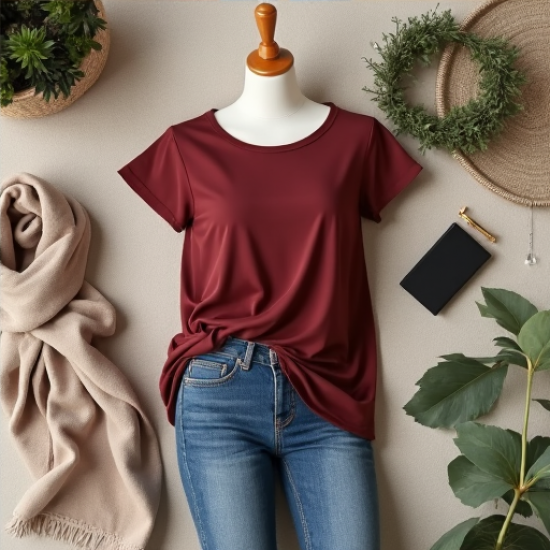 Elysian Elegance Longline Tunic Tee