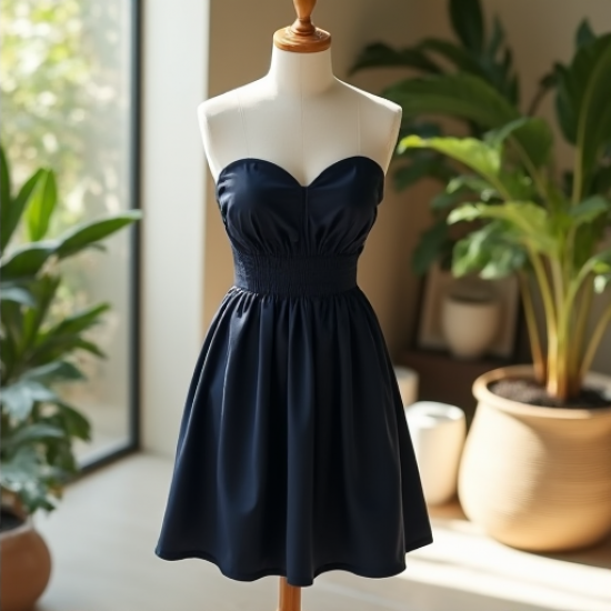 Elysian Elegance Strapless Bandeau Dress