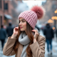 Cozy Luxe Pom-Pom Beanie