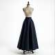 Elegance in Brocade: Women's Evening Skirt