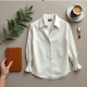 Chic Elegance Smocked Cuff Blouse