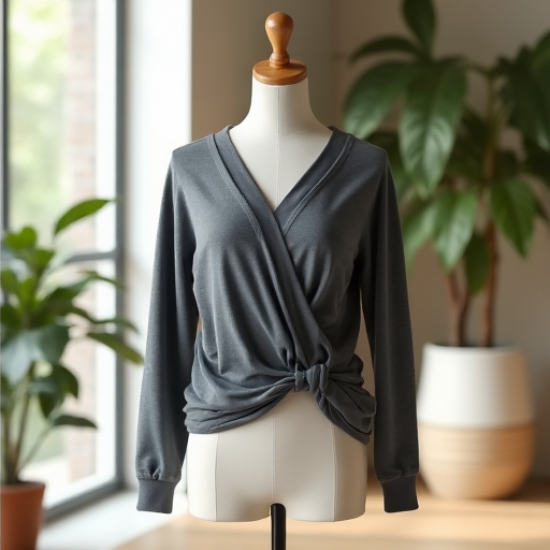 Serenity Wrap Yoga Sweatshirt