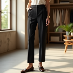 Elegance Wool Blend Dress Pants