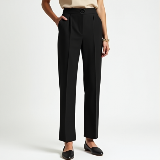 Elegance Wool Blend Dress Pants