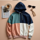Chic Color Block Luxe Hoodie
