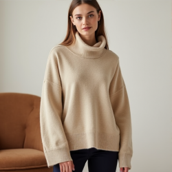 Cozy Luxe Funnel Neck Pullover