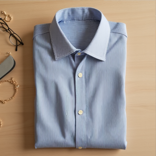 Elegance Essentials Women's Cotton Button-Down Shirt