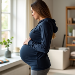 CozyNest Maternity Nursing Hoodie