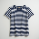 Nautical Charm Women's Boat Neck Striped Tee