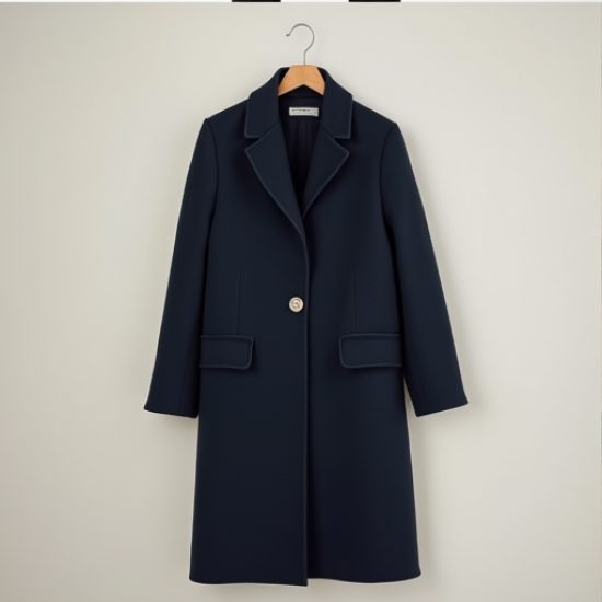 Elysian Elegance Wool Coat