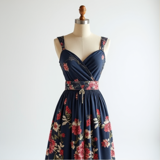 Elysian Elegance Printed Scarf Skirt