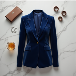 Velvet Elegance Evening Jacket