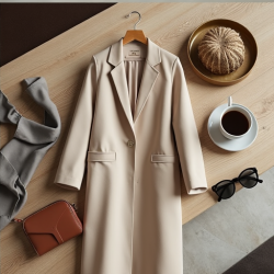 Elegant Essence Longline Duster Coat