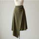 Elysian Asymmetric Wrap Skirt