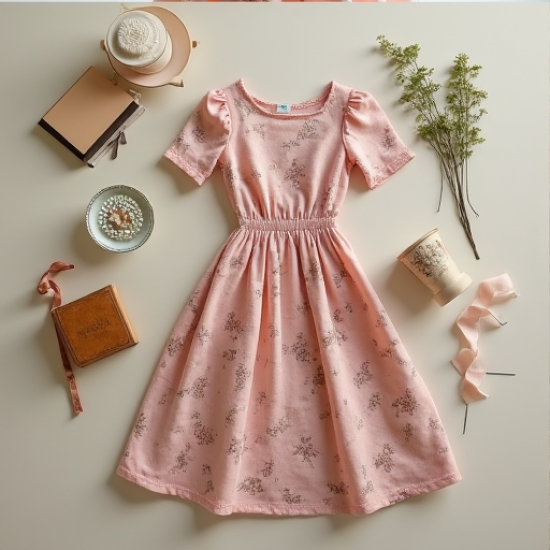 Vintage Blossom Tea Dress
