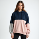 Chic Color Block Luxe Hoodie