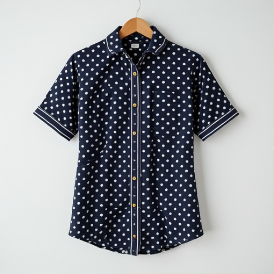 Vintage Charm Polka Dot Blouse