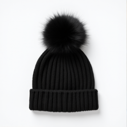 Cozy Luxe Pom-Pom Beanie