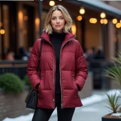 Arctic Breeze Women's Quilted Puffer Jacket