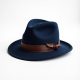 Elegant Essence Women's Fedora with Leather Band