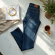 Evergreen Comfort Mid-Rise Straight Leg Jeans